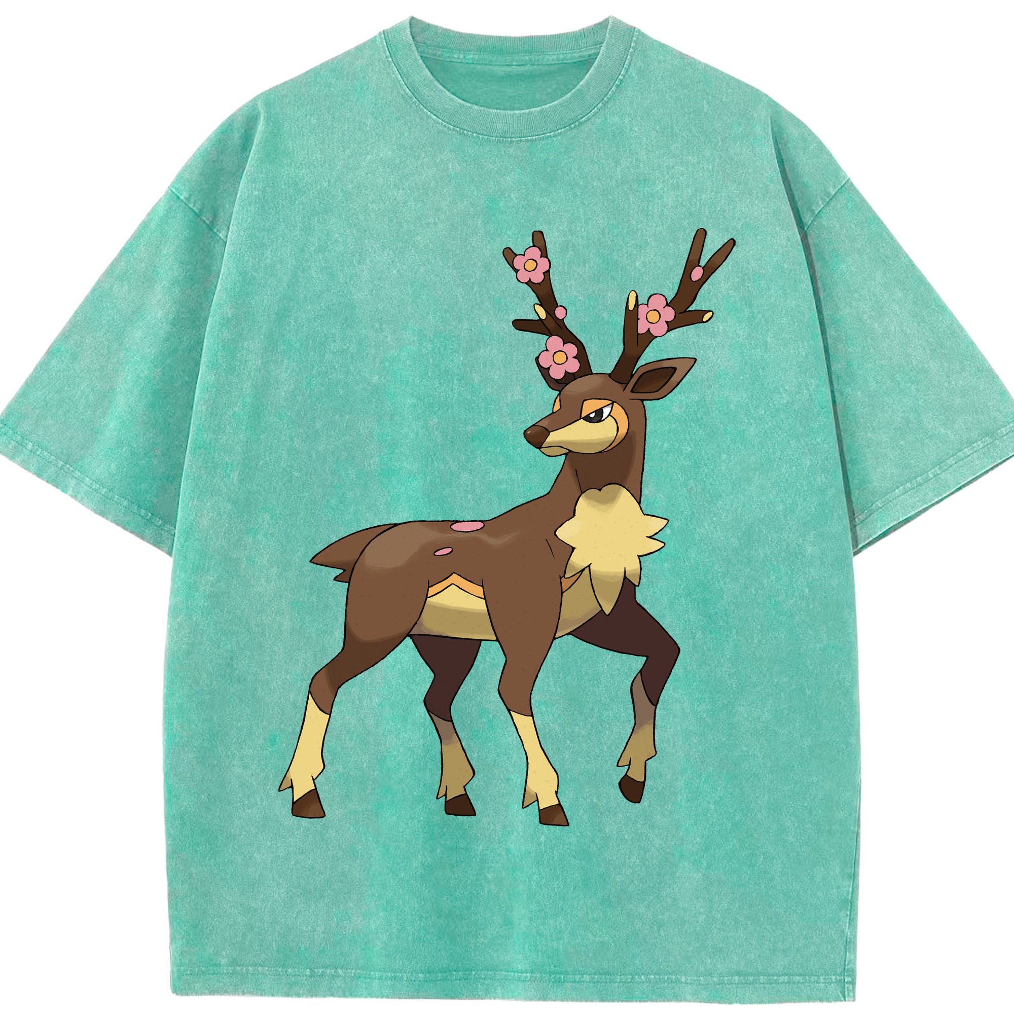 （画像用） ポケットモンスター Pokémon 綿100% ヴィンテージ風 半袖Tシャツ（フロントプリント）
